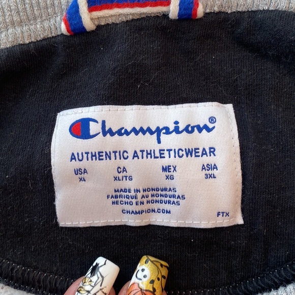 Women's Champion® Powerblend Fleece Boyfriend Sweatshirt - Picture 3 of 3